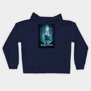 Wolf in the Mist Kids Hoodie